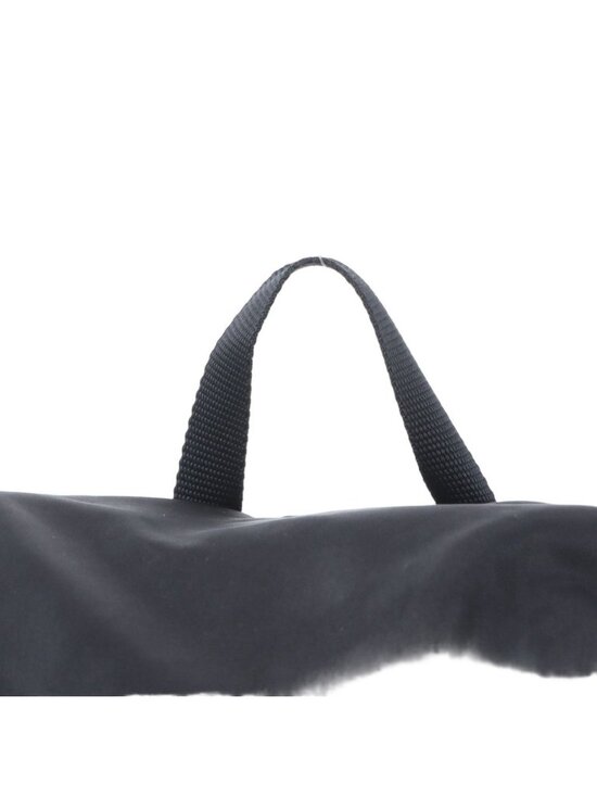 Prada Tessuto Nylon Triangle Logo Leather Backpack Black main image 8